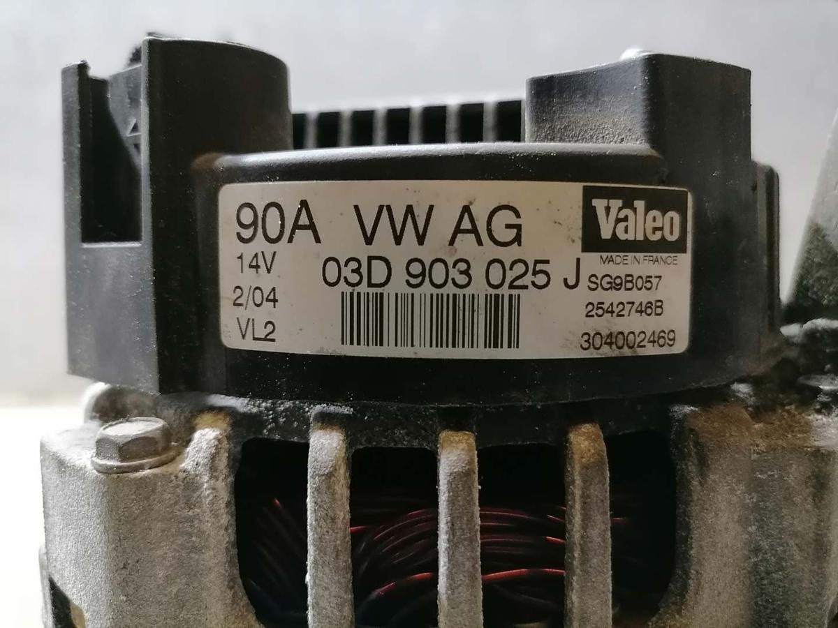 VW Polo 9N original Lichtmaschine Generator 90A 1,2 40kw Bj.2004 Bj.2004